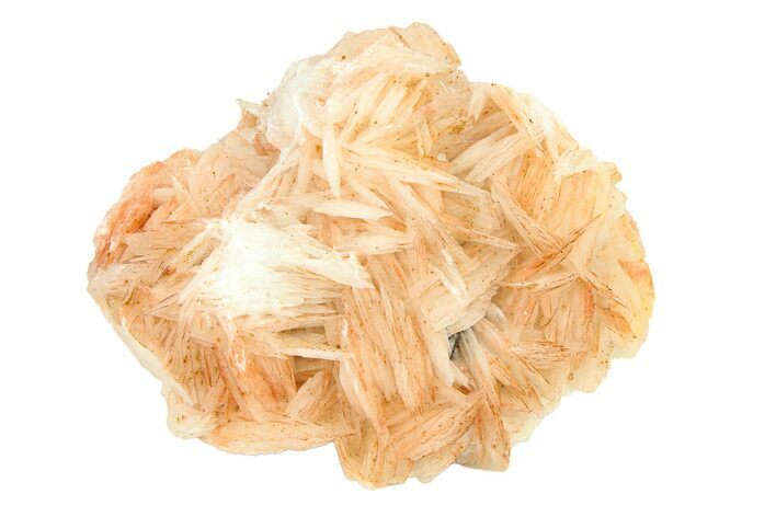 Pale Pink Bladed Barite Cluster - Morocco #292931